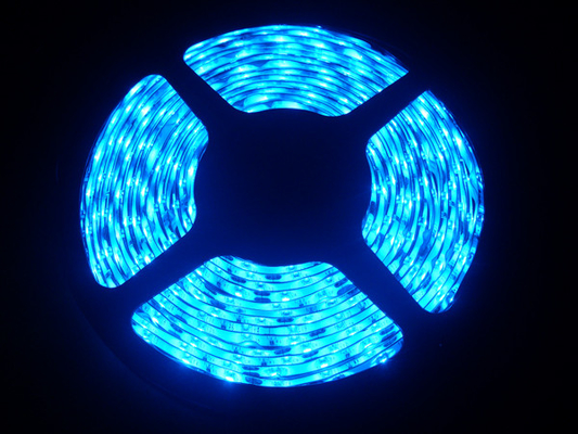 Bleu DC12V / 24V 50 - 60 Hz Epistar Flexible conduit ruban Light 3 ans de garantie