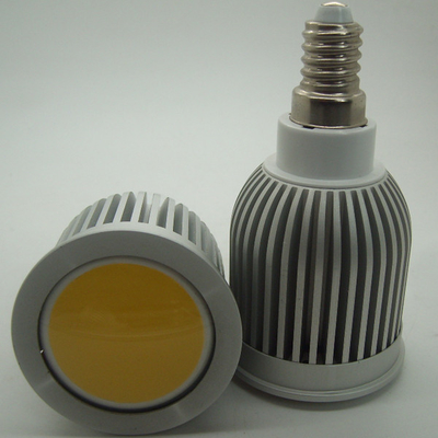 Haute luminosité 5W / 7W / 10W E14 COB LED Light avec 320 - 380LM, AC85 - 265V, 50000hrs